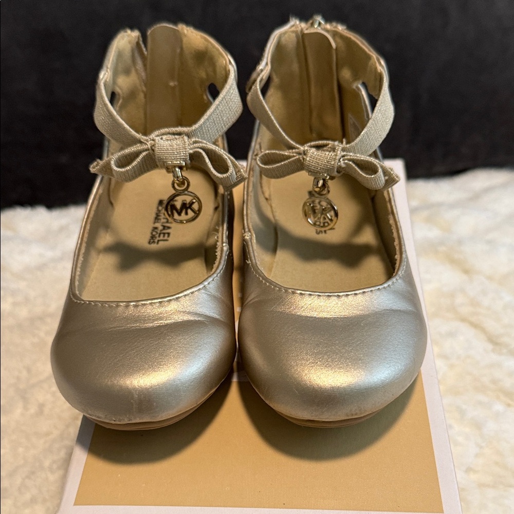 Michael Kors Kids Metallic Dress Shoes